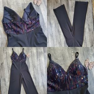 Sequins Black Jumper